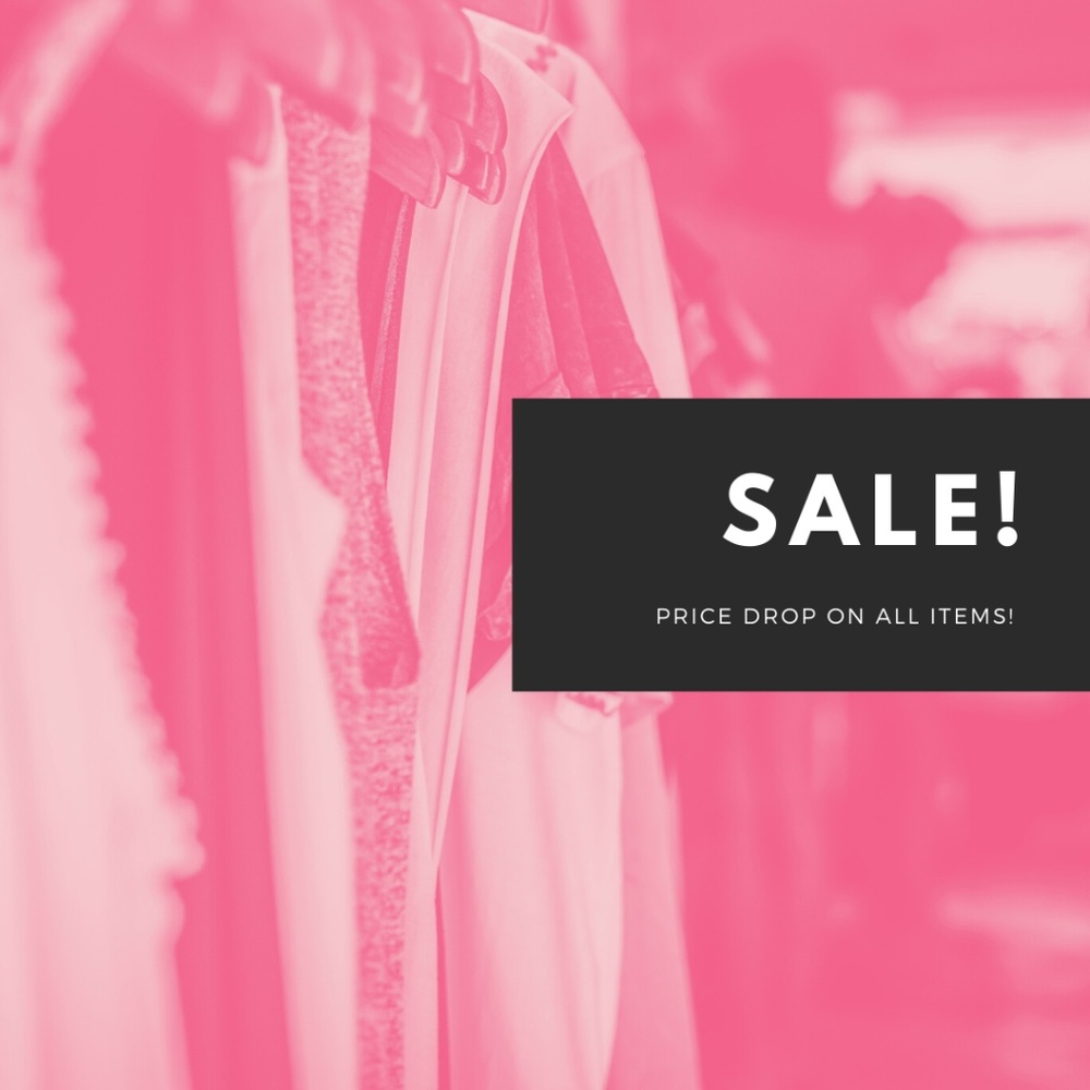 PRICE DROP ON ALL ITEMS!